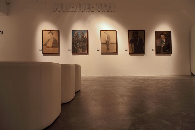 Works by Lorenzo Viani on display at the GAMC
