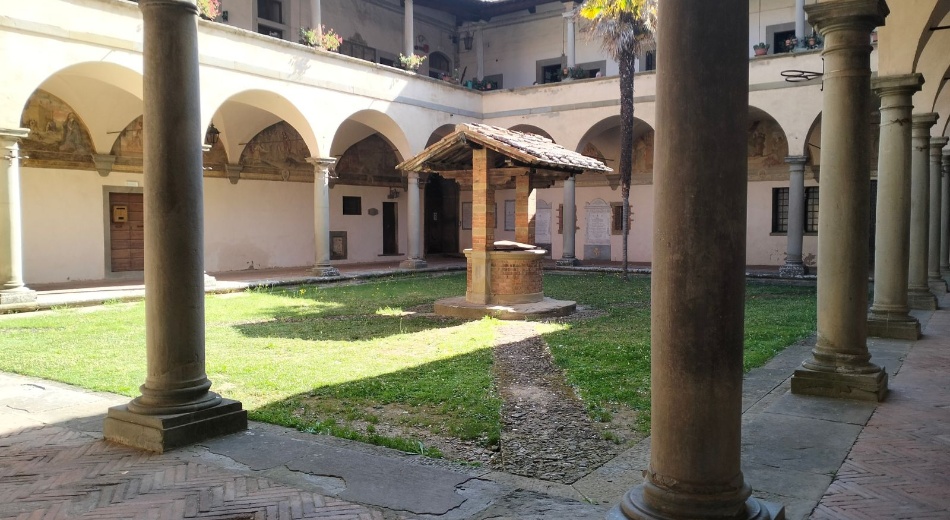 Chiostro della chiesa di San Francesco a Castiglion Fiorentino