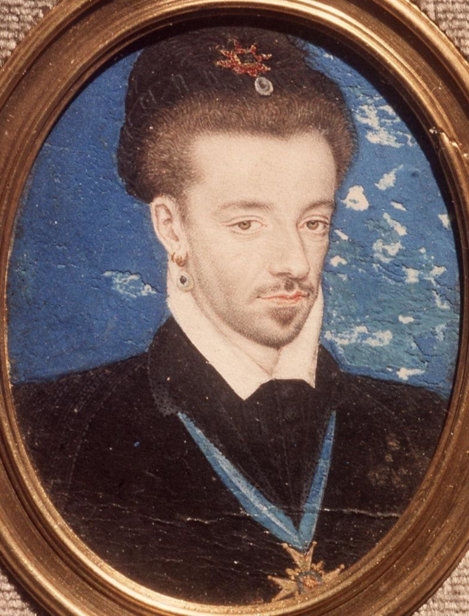 Heinrich der Dritte - Porträt von Francois Clouet - um 1570