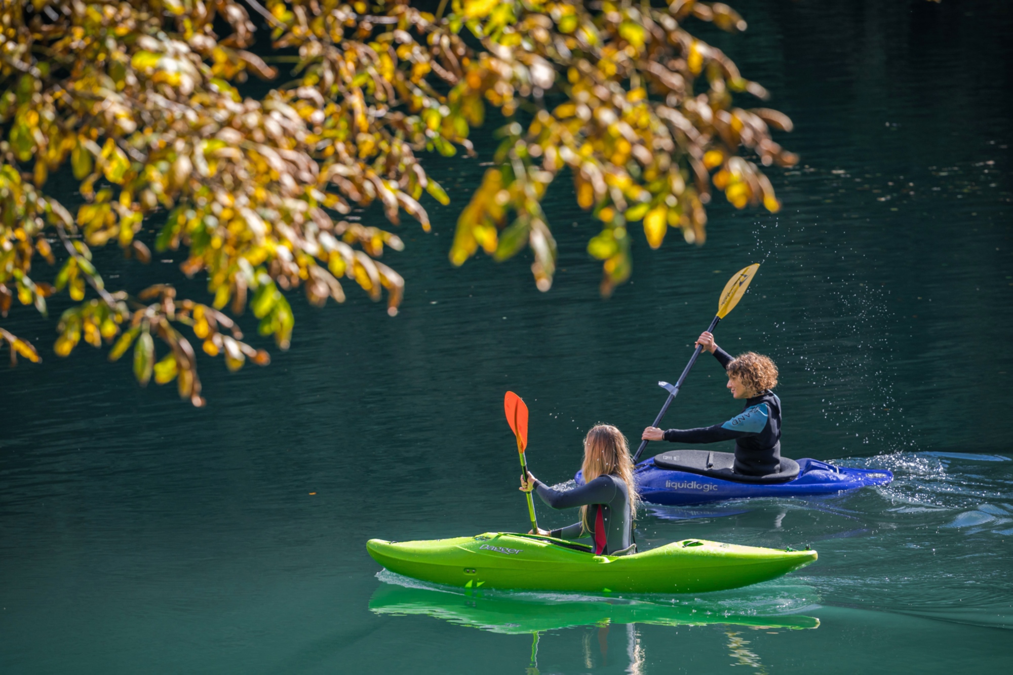 Kayak lungo gli specchi d'acqua della Garfagnana