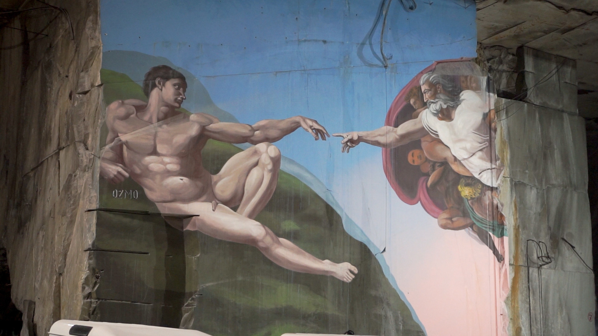 La Genesi di Michelangelo di Ozmo