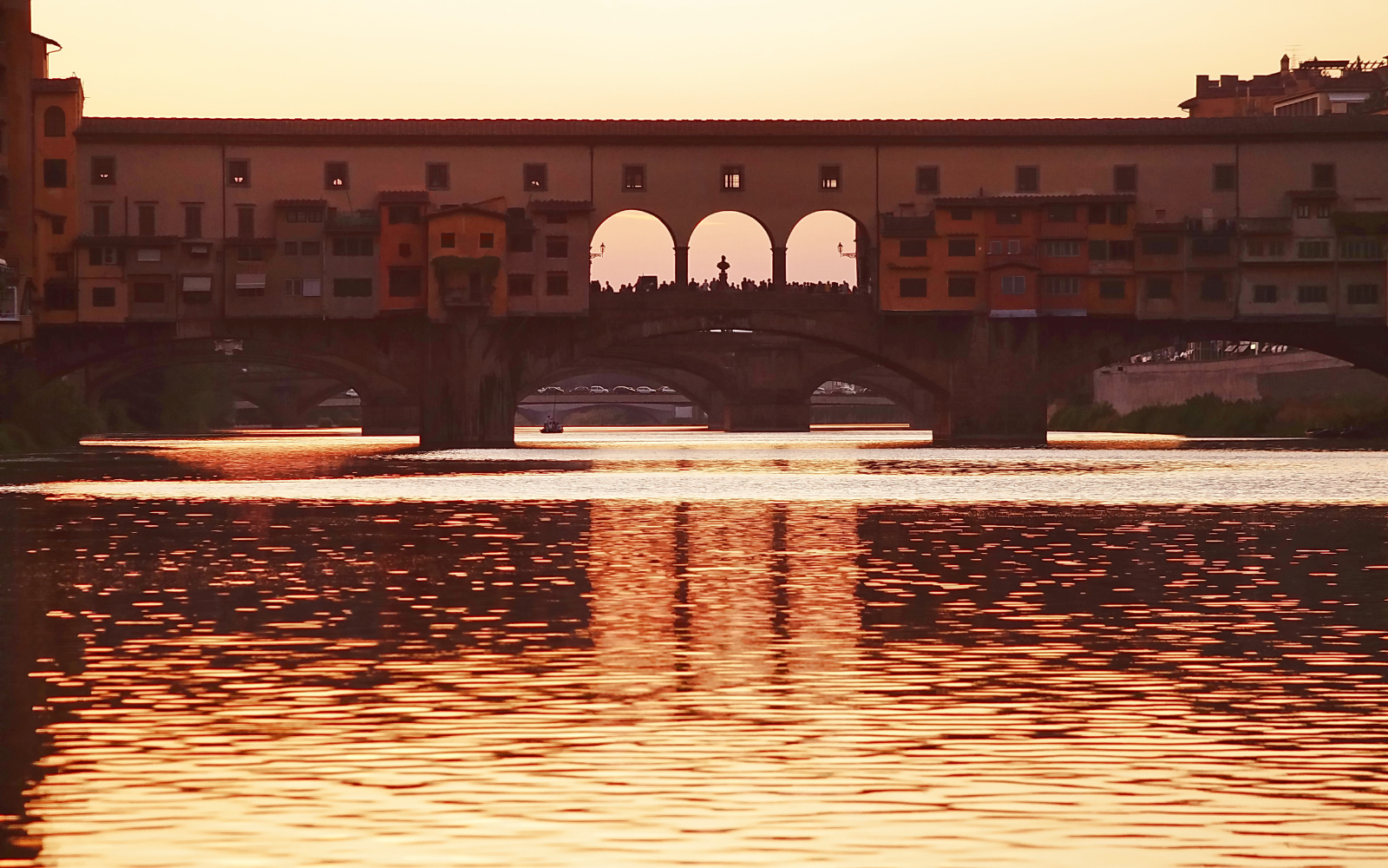 Tramonto sul Ponte Vecchio