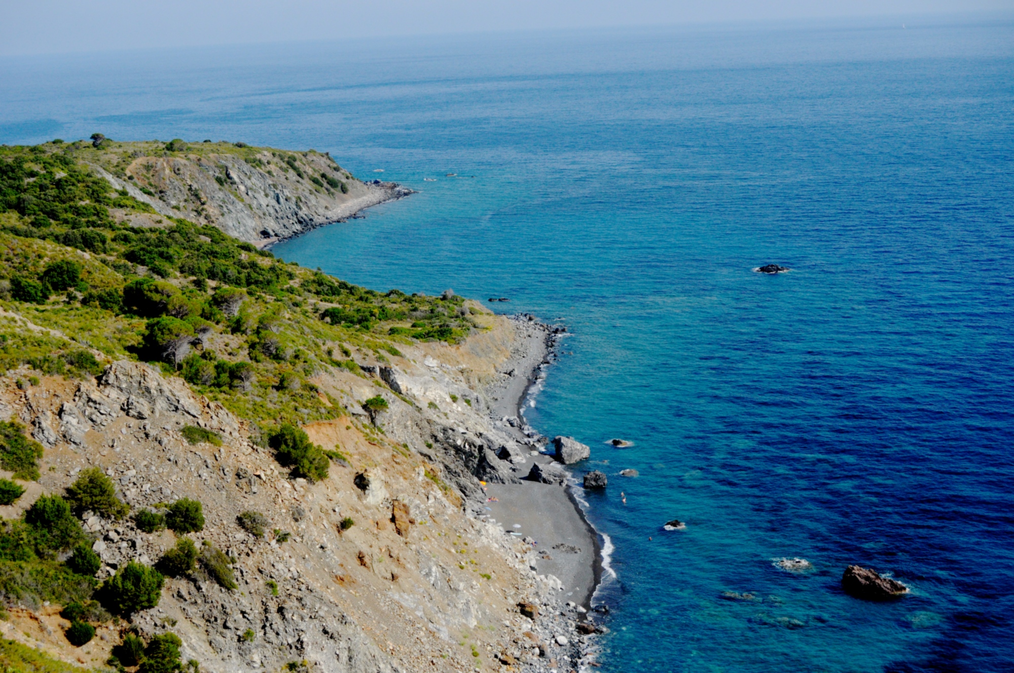 Die Küste der Insel Elba