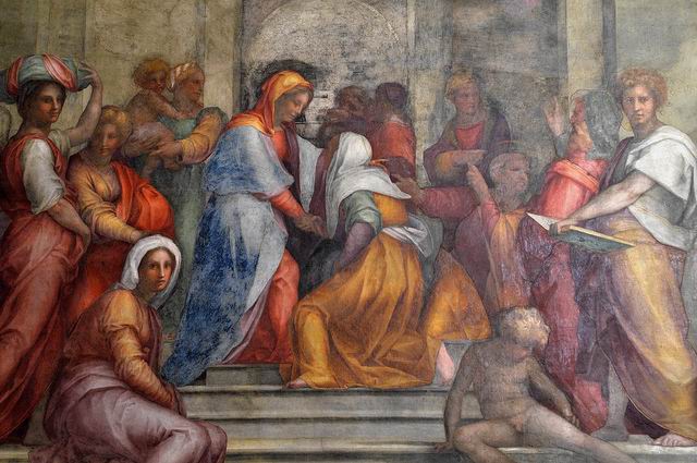Frescoes by Pontormo in the basilica's cloister