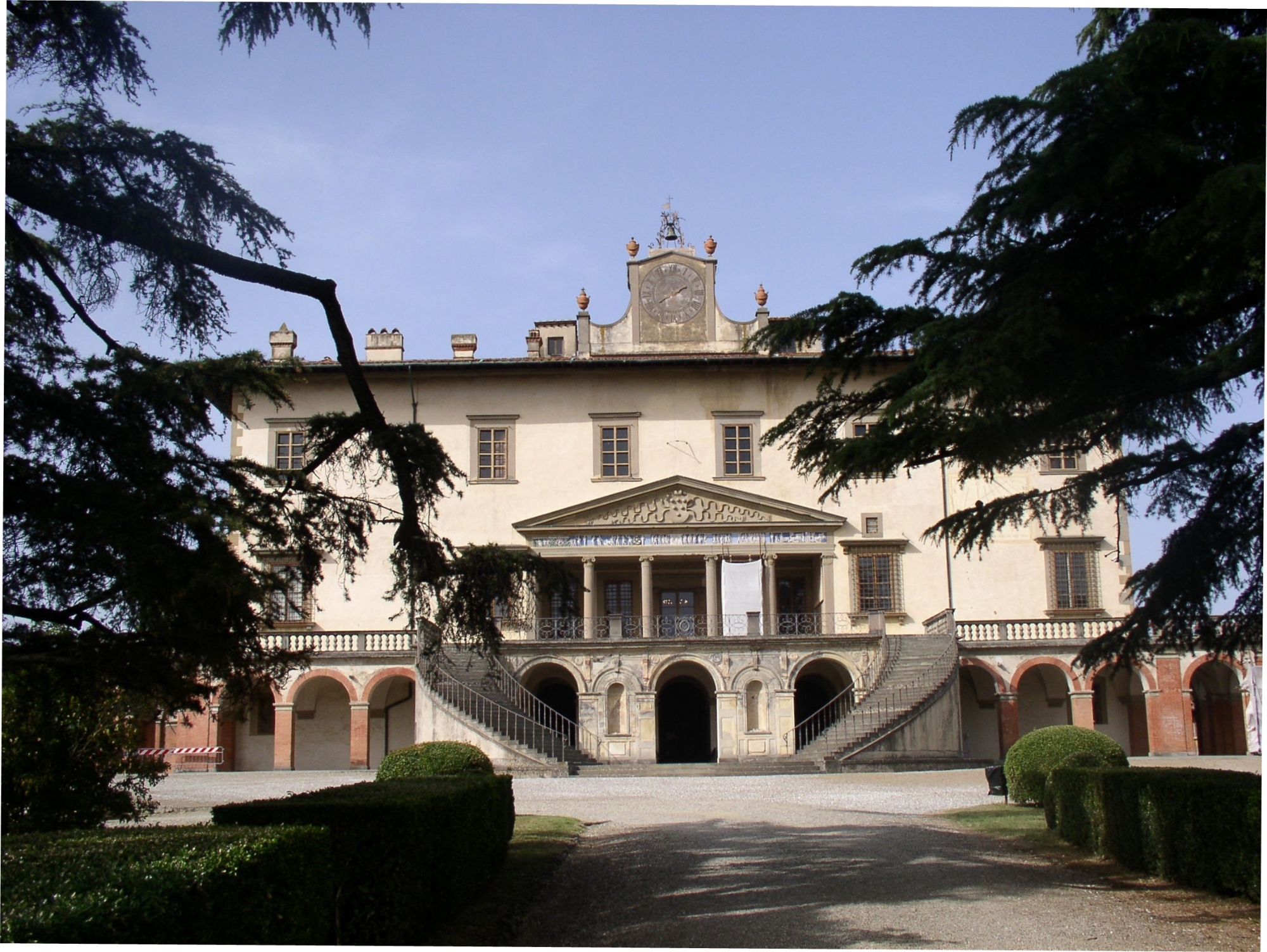 Die Villa Medici in Poggio a Caiano