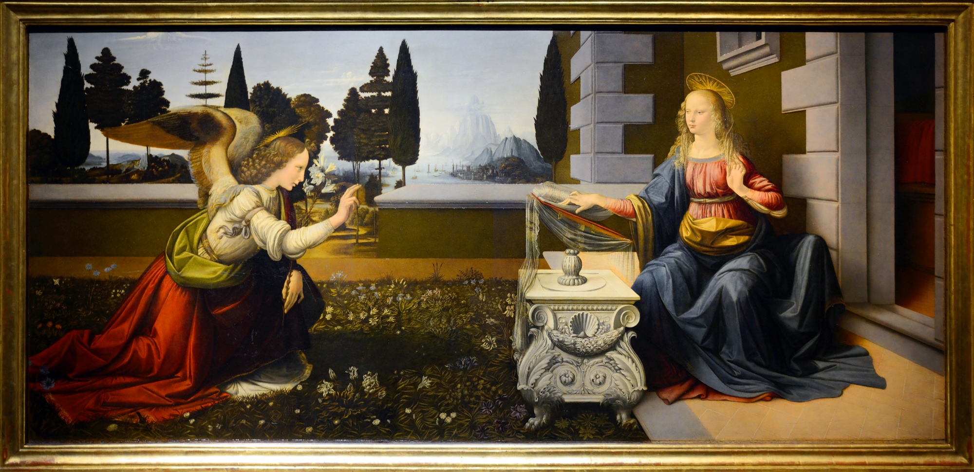 The Annunciation by Leonardo da Vinci