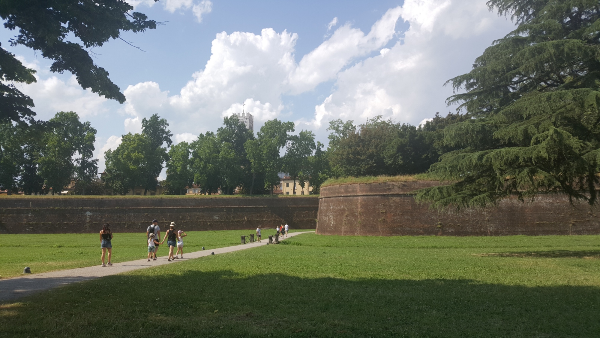 Lucca city walls