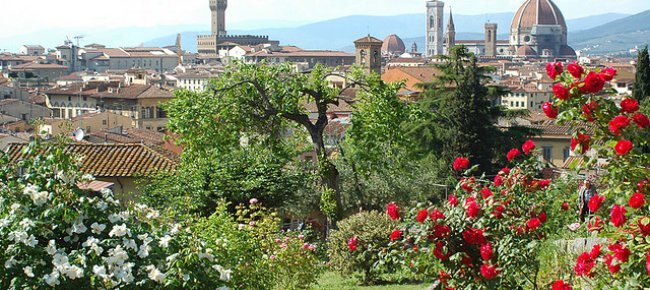 Firenze vista dal Giardino delle rose
