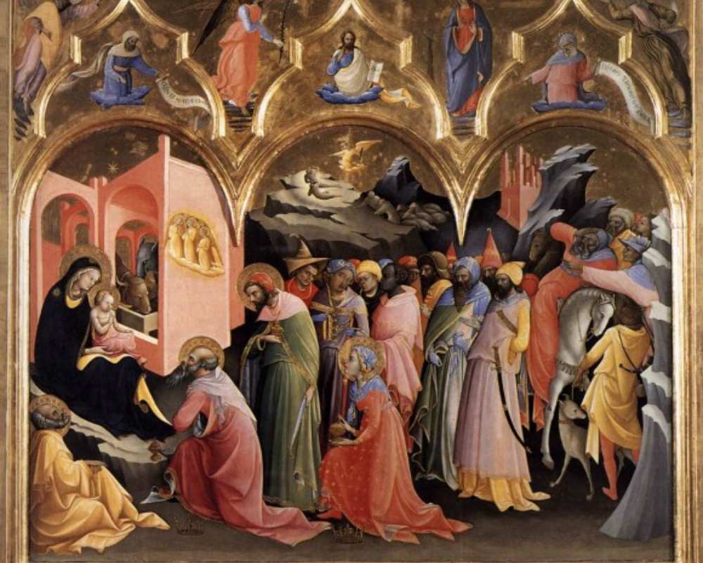 Lorenzo Monaco, Adoration of the Magi, 1422. Florence, Galleria degli Uffizi.