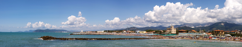 Panorama of the Apuan Riviera