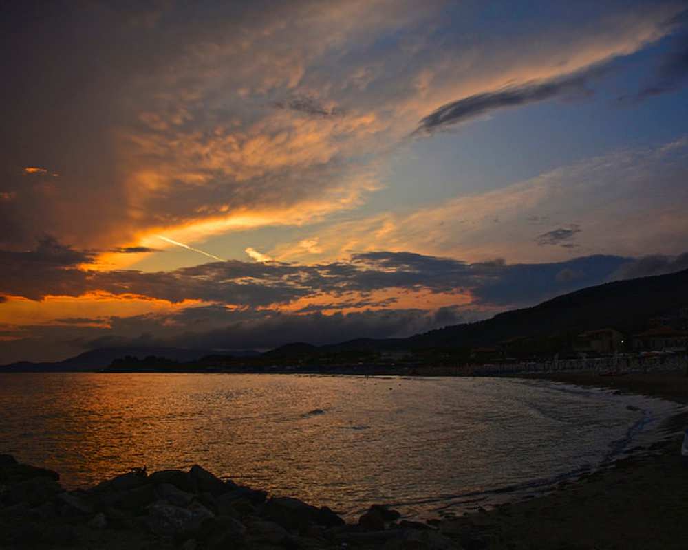 Sunset in Castiglione della Pescaia
