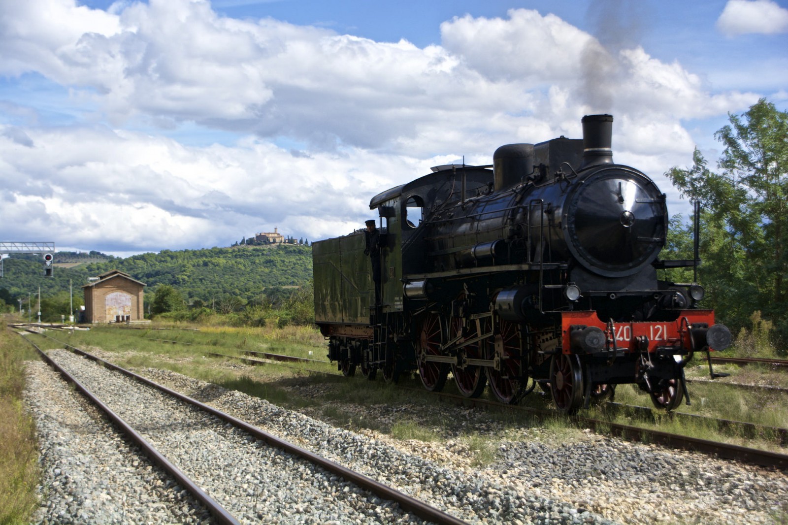 Steam train in Monte Antico