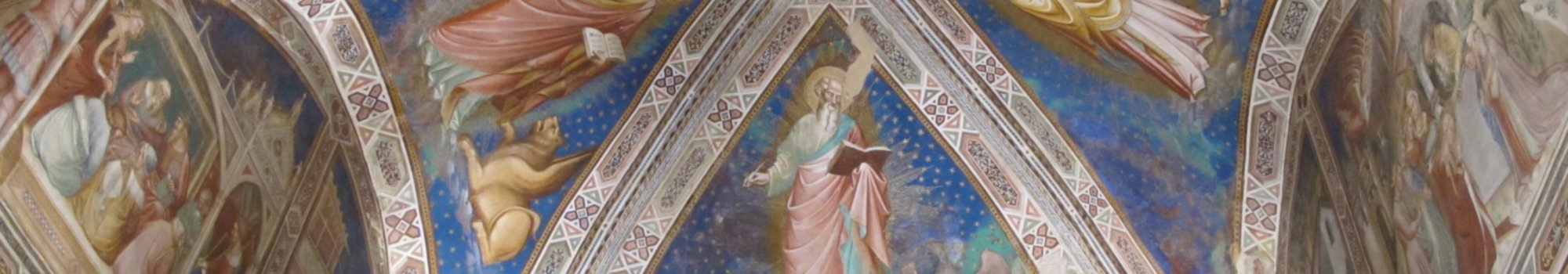 Affreschi all'interno dell'Oratorio di Santa Caterina delle Ruote a Rimezzano
