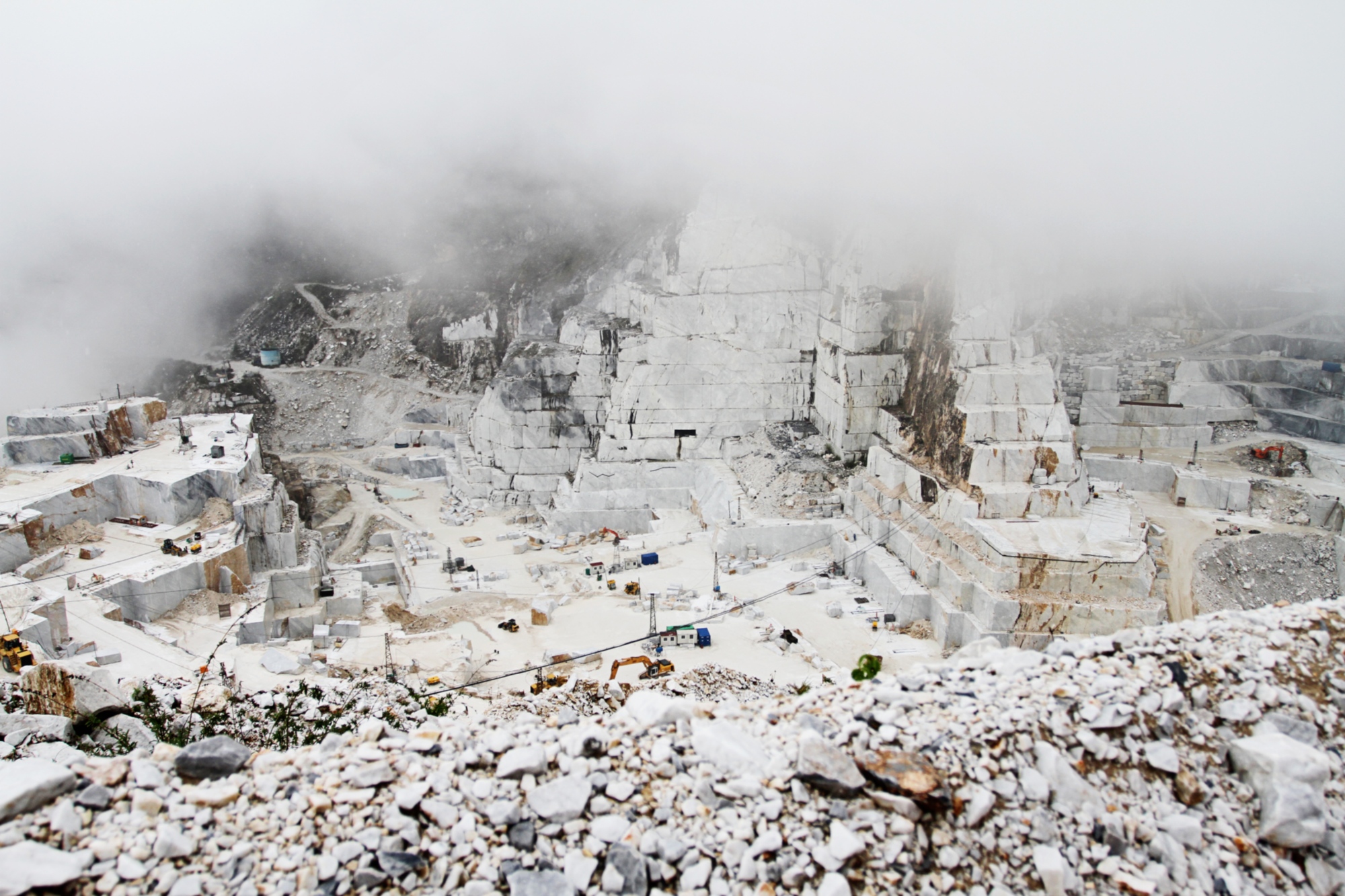 Marble quarries in Carrara