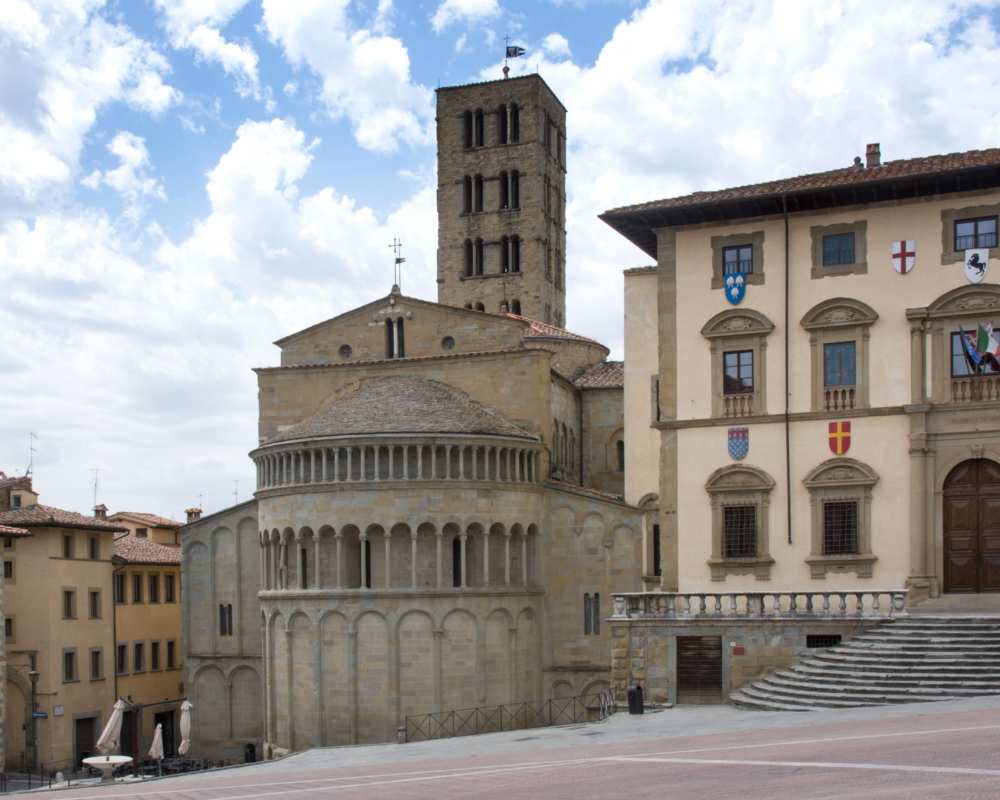 The main square in Arezzo