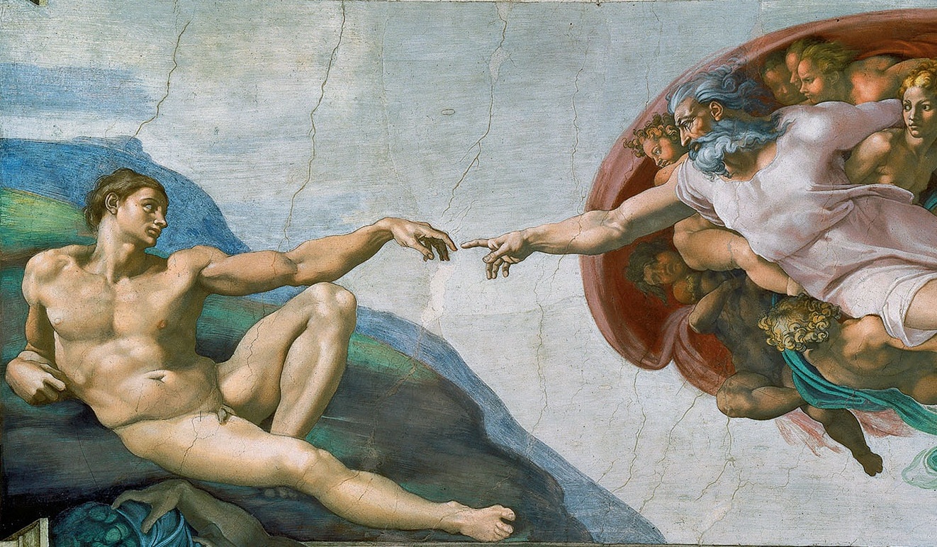 The Creation of Adam, by Michelangelo