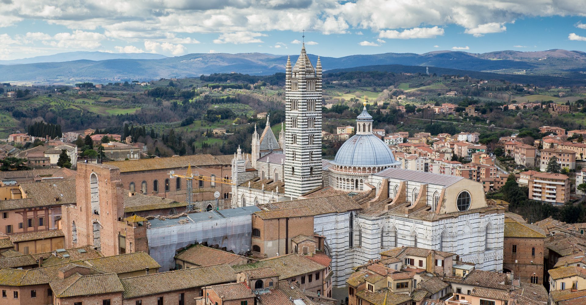 Cathedral of Siena from the Tower of the Mangia