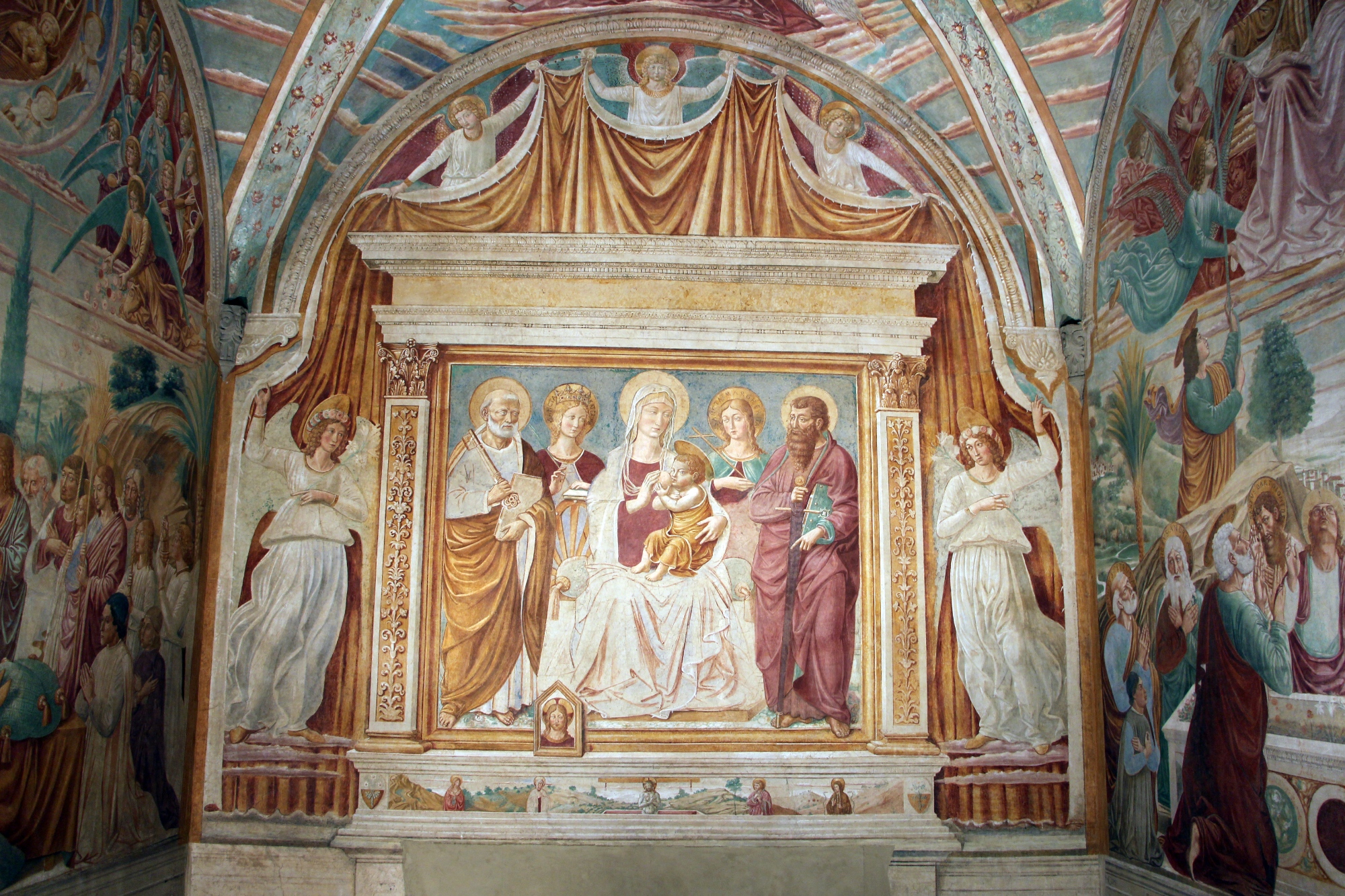 Tabernacolo della Madonna della Tosse, Benozzo Gozzoli