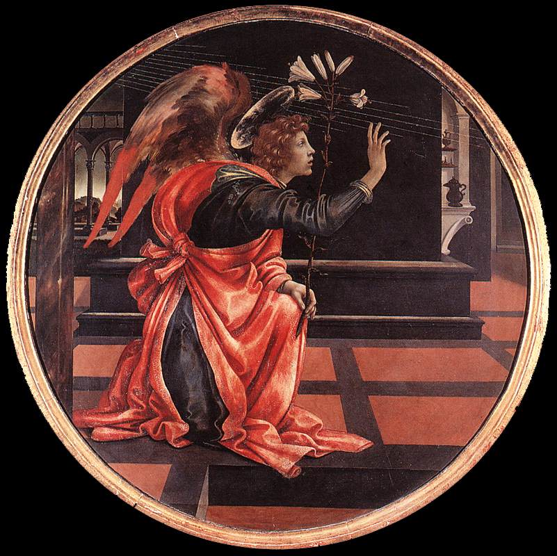 L'Angelo Annunciante di Filippino Lippi