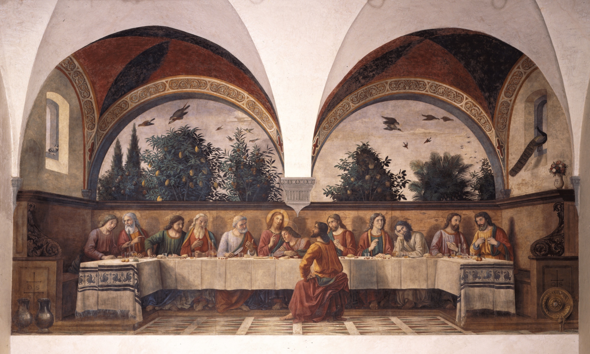 Cenacolo di Ognissanti, Domenico Ghirlandaio, Ultima cena