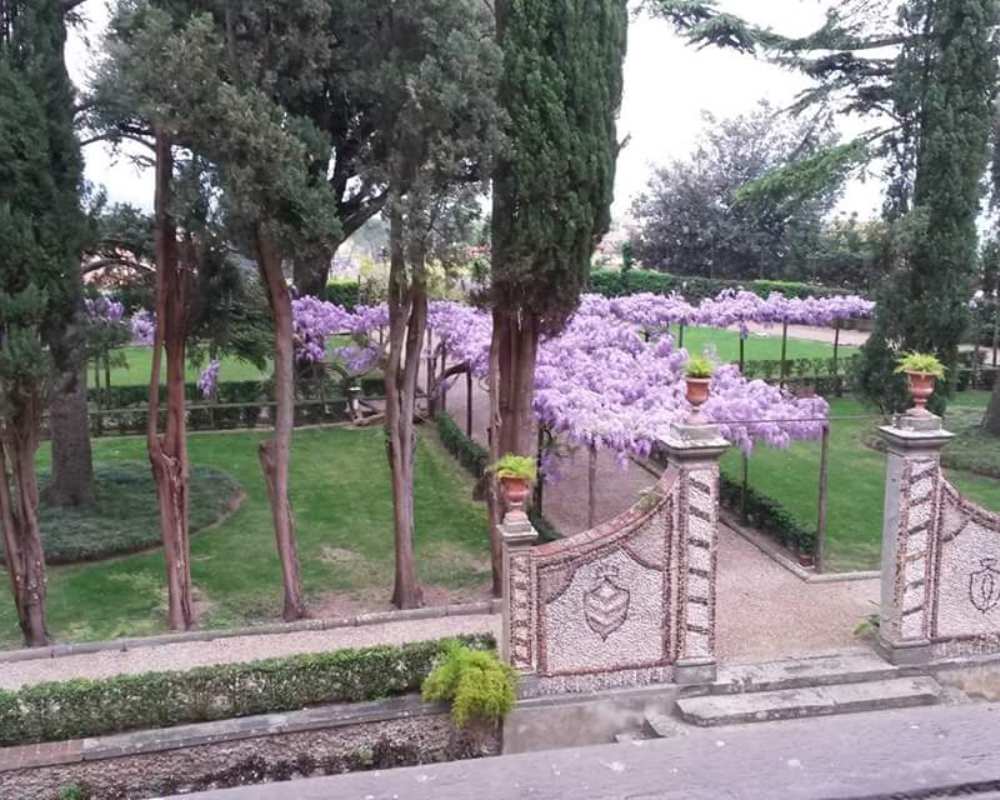 Il giardino della Villa Medicea