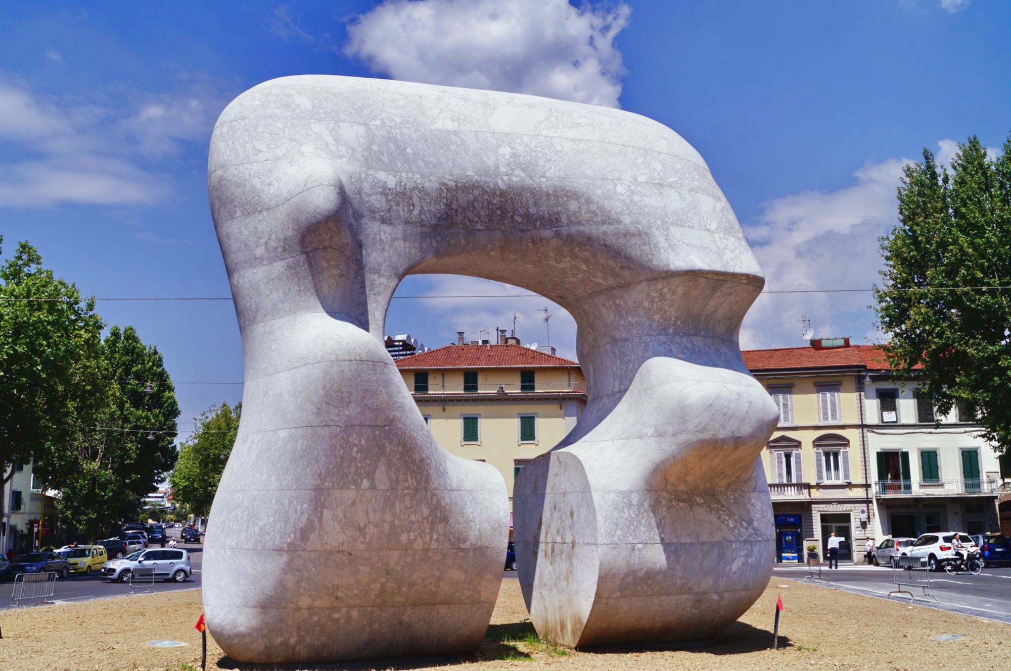 Square Form with Cut by Henry Moore