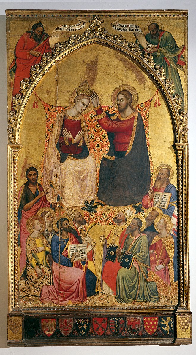 Krönung der Jungfrau von Jacopo di Cione
