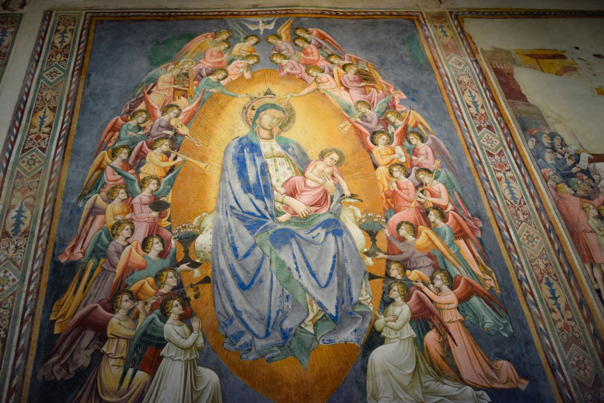 Madonna in gloria - Simone Martini (volto) e Cenni di Francesco