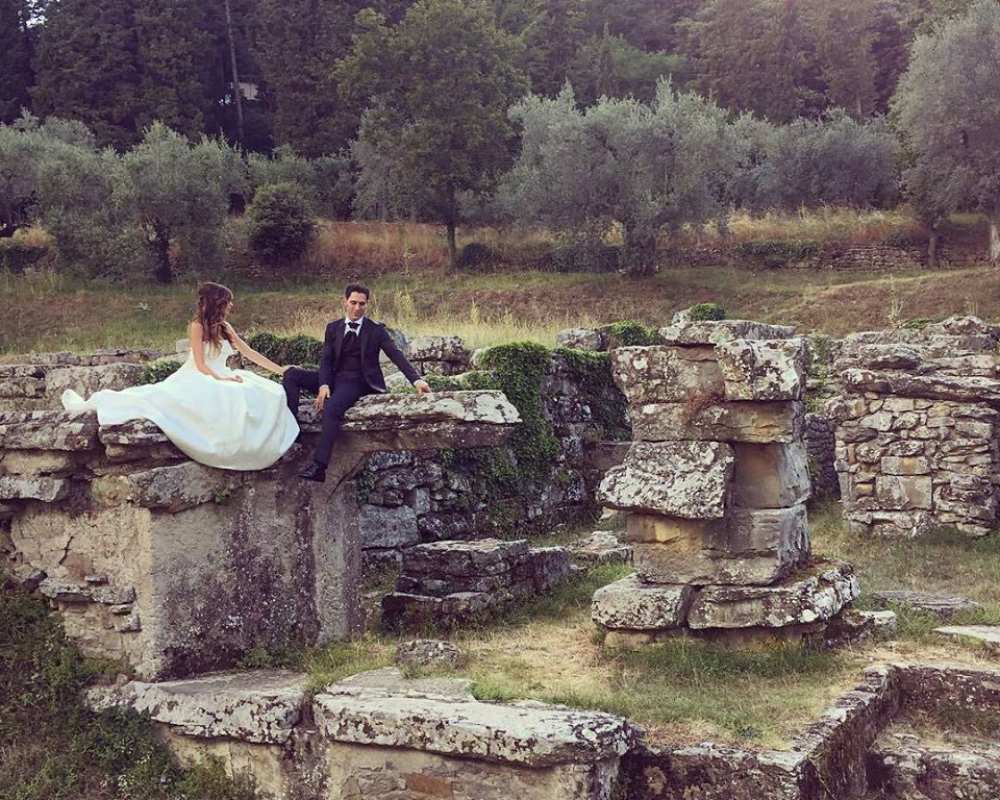Wedding in the Archaeological Area of Fiesole