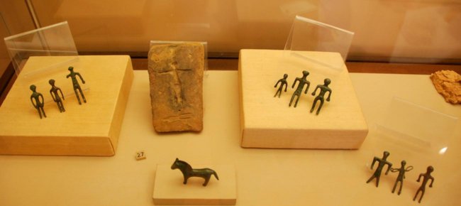 Reperti archeologici al Museo Giuliano Ghelli