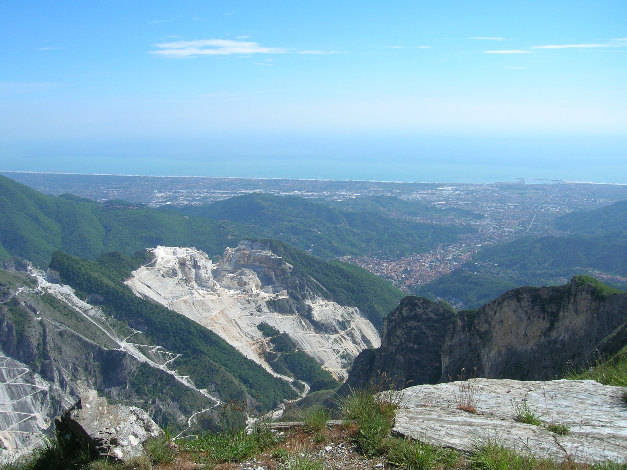 Die Marmorbrüche von Carrara