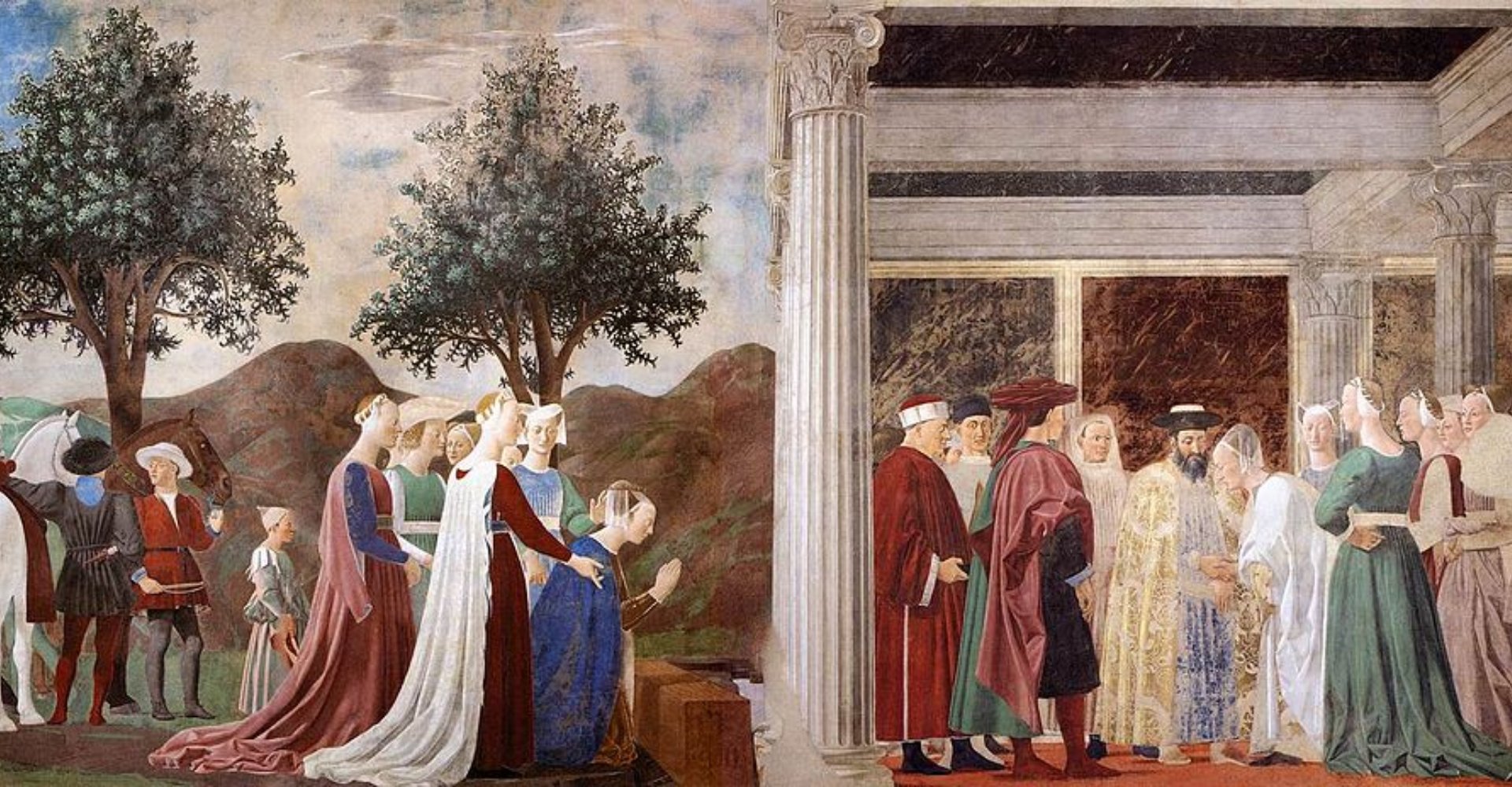 The History of the True Cross by Piero della Francesca