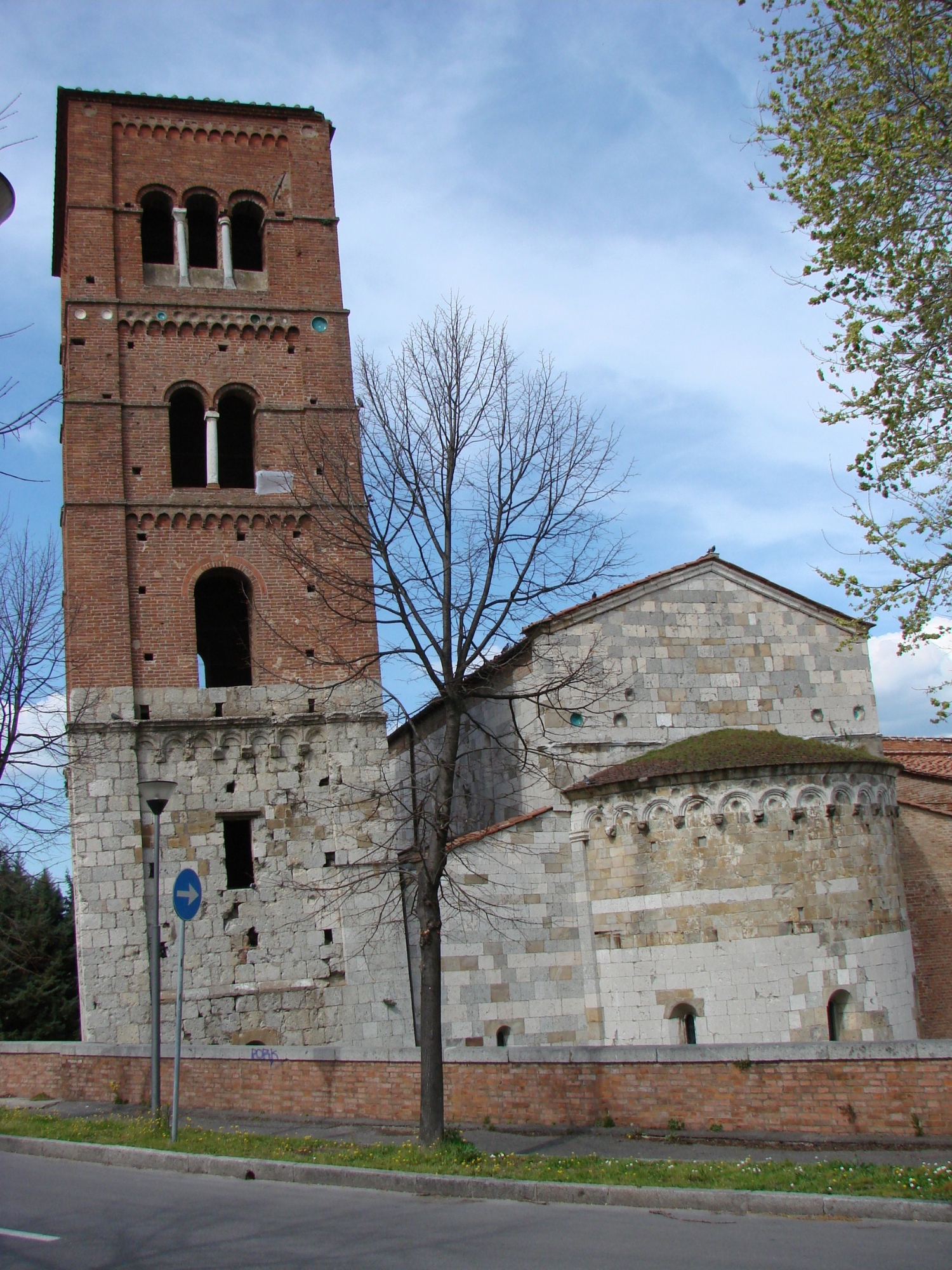 San Michele degli Scalzi church and bell tower