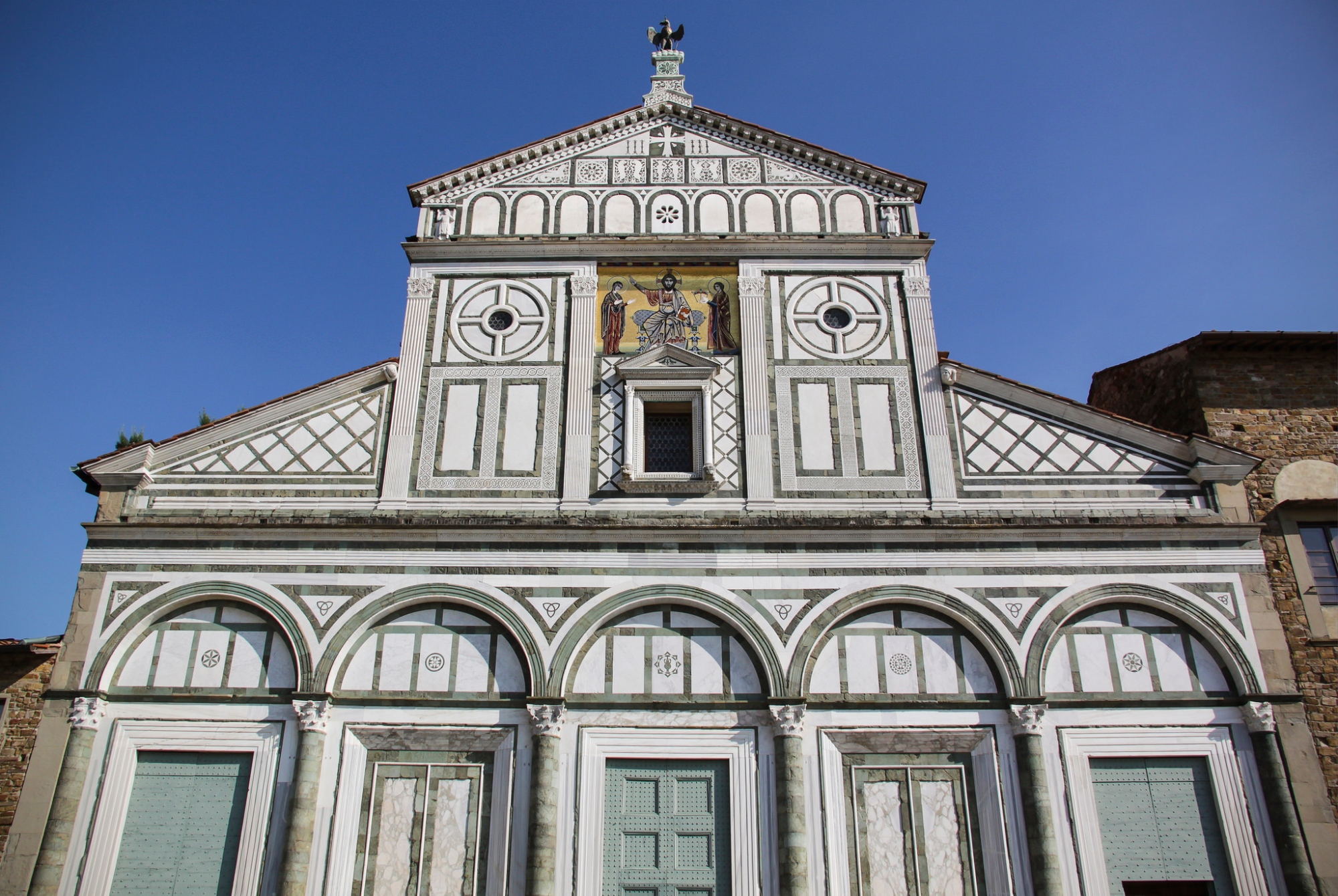 Die Basilica di San Miniato al Monte in Florenz
