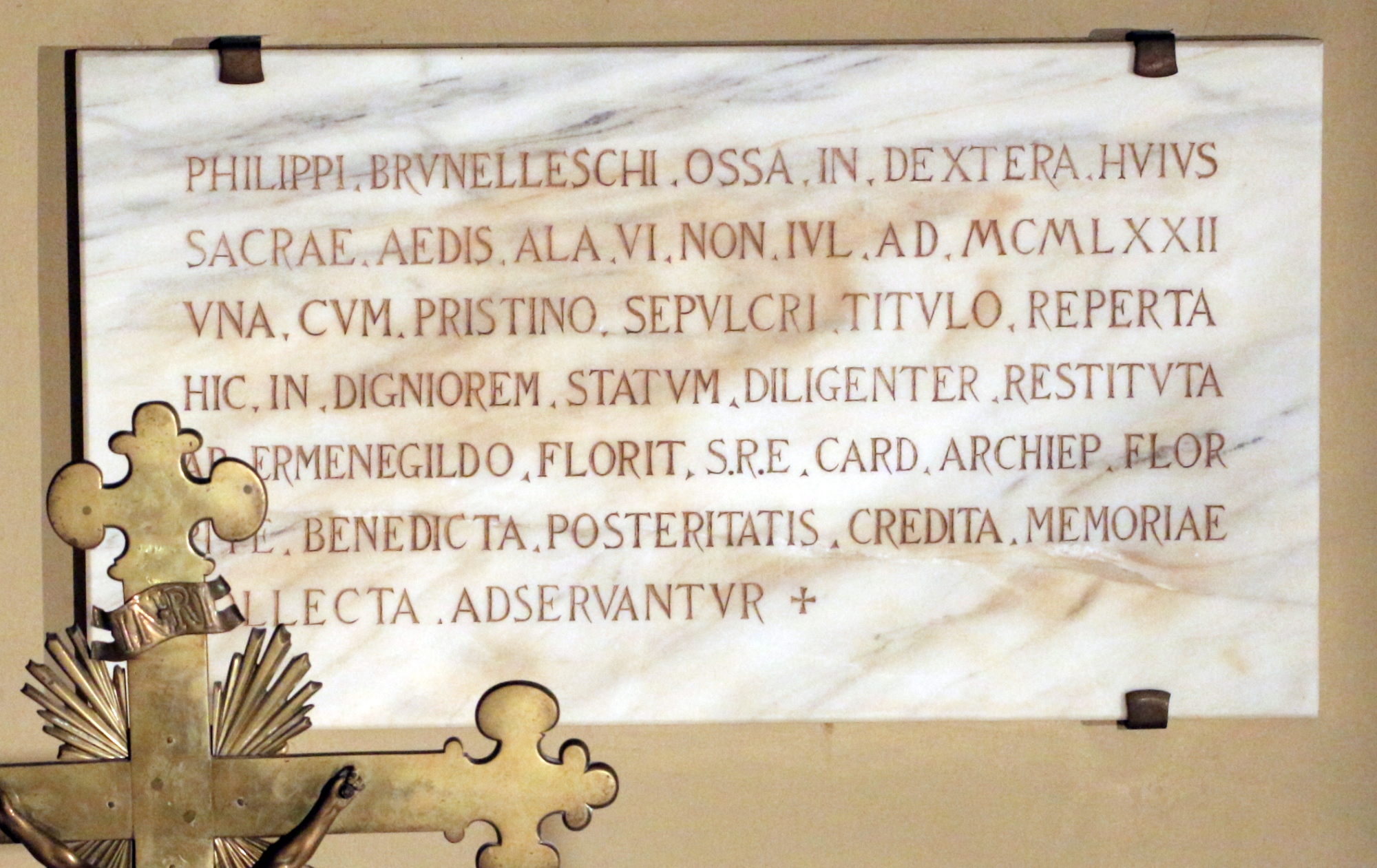 Tomb of Filippo Brunelleschi, Santa Reparata church