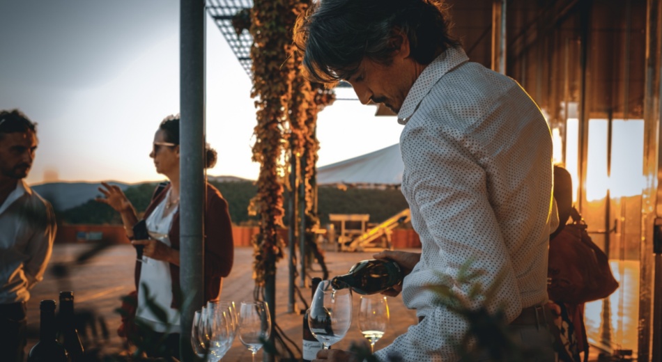 Wine tasting at Rocca di Frassinello