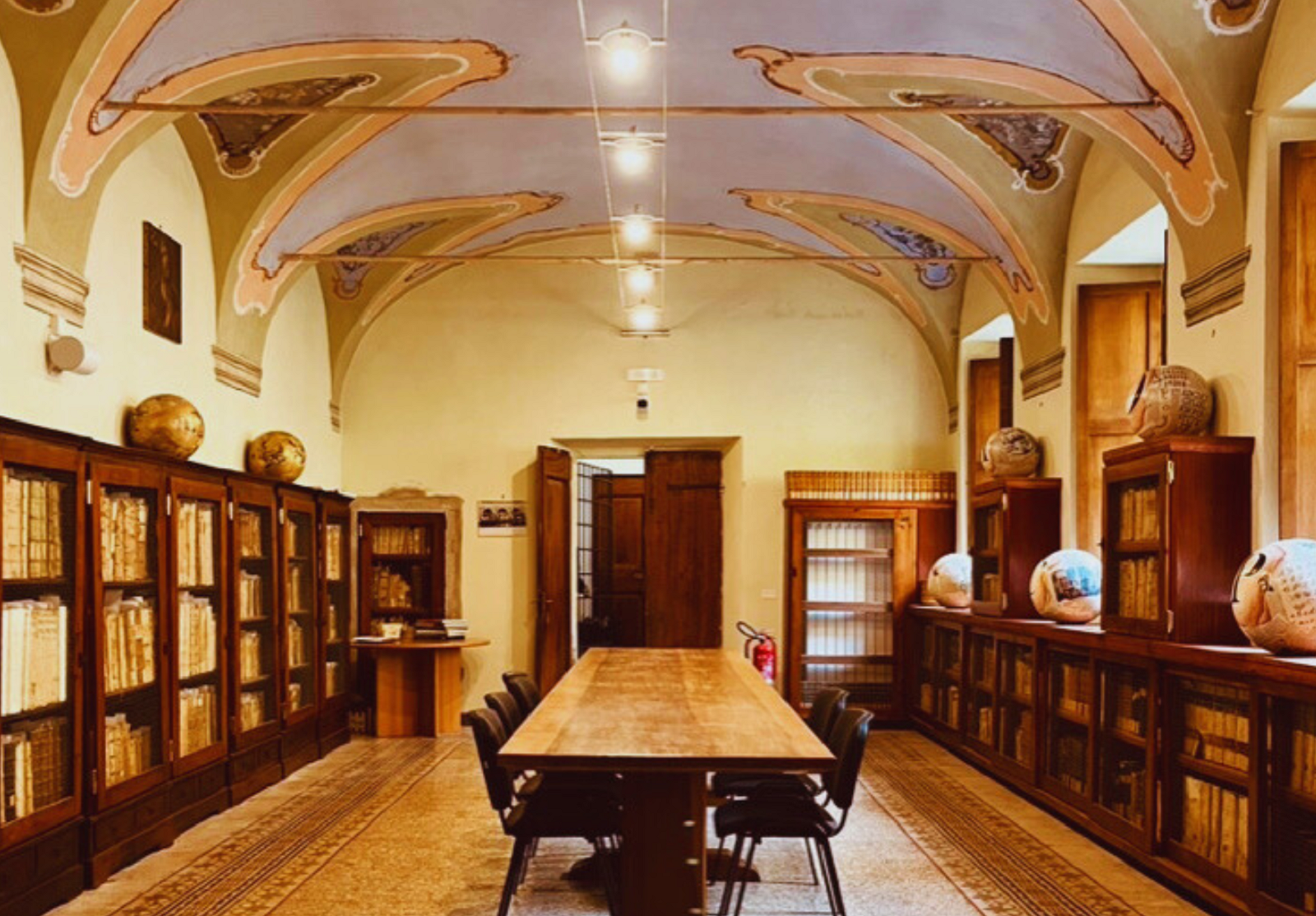 Interior of the library