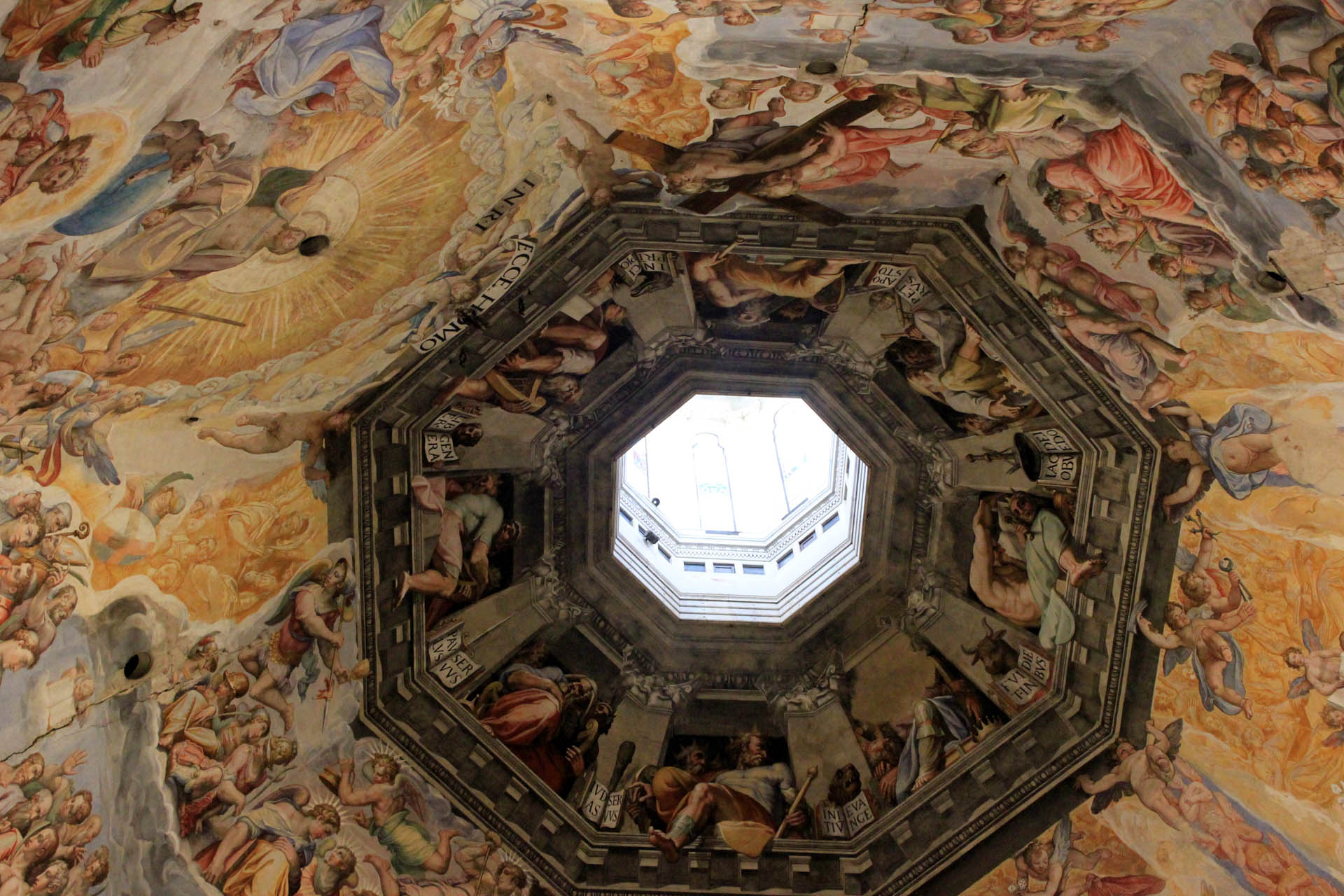 A view of the inner shell of Brunelleschi's Cupola
