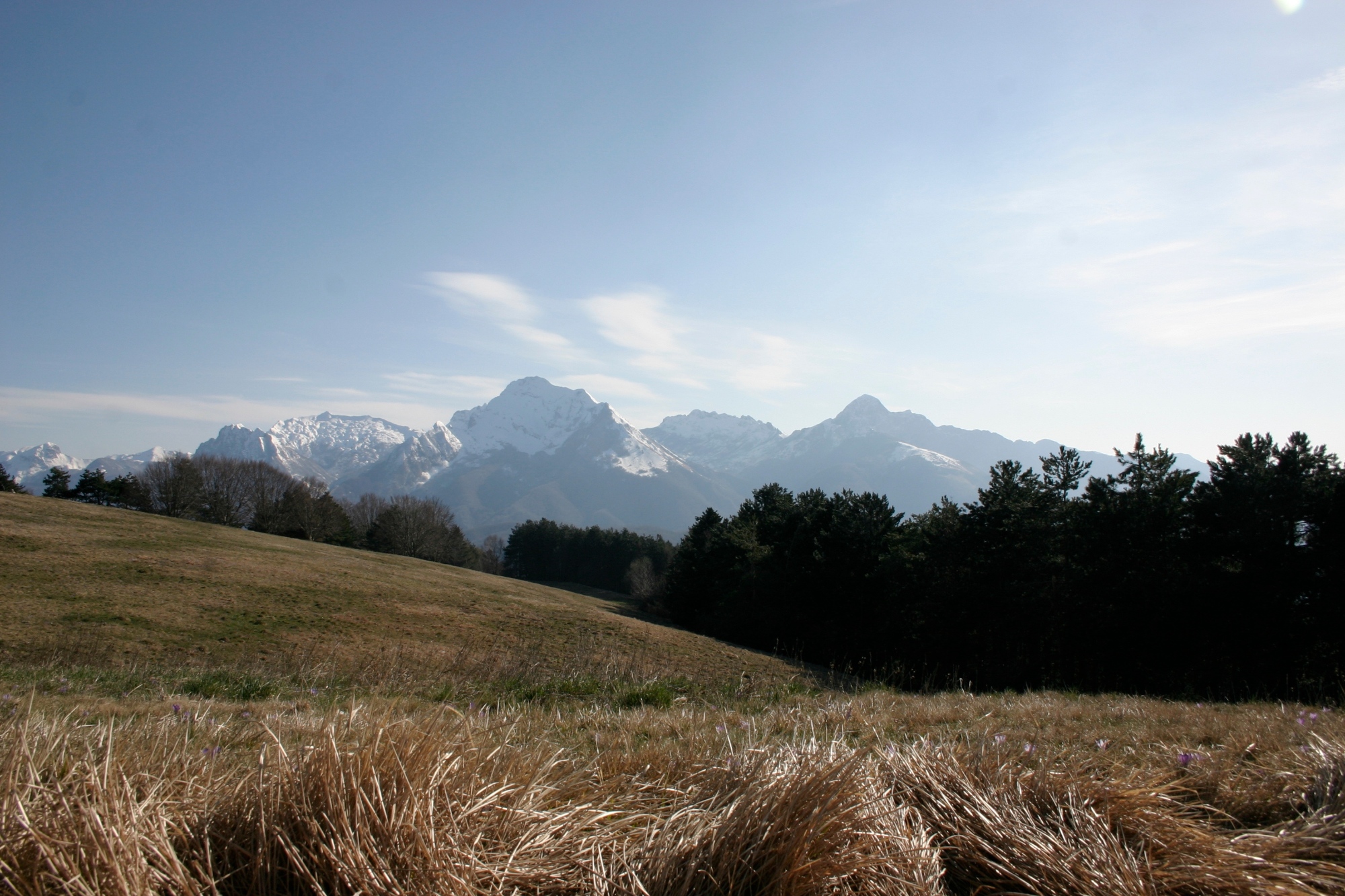 Apuan Alps from Minucciano