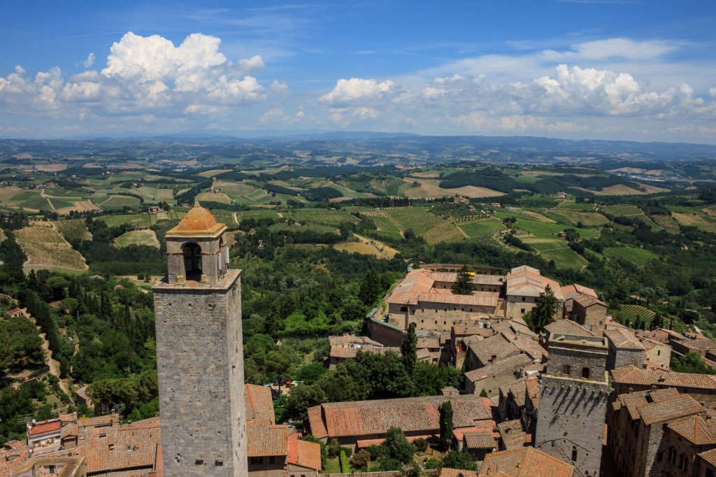 Aimez-vous la vue depuis la Torre Grossa à San Gimignano ?