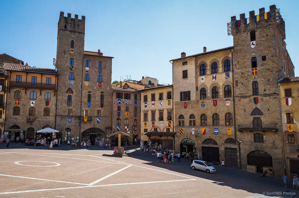 Piazza Grande à Arezzo