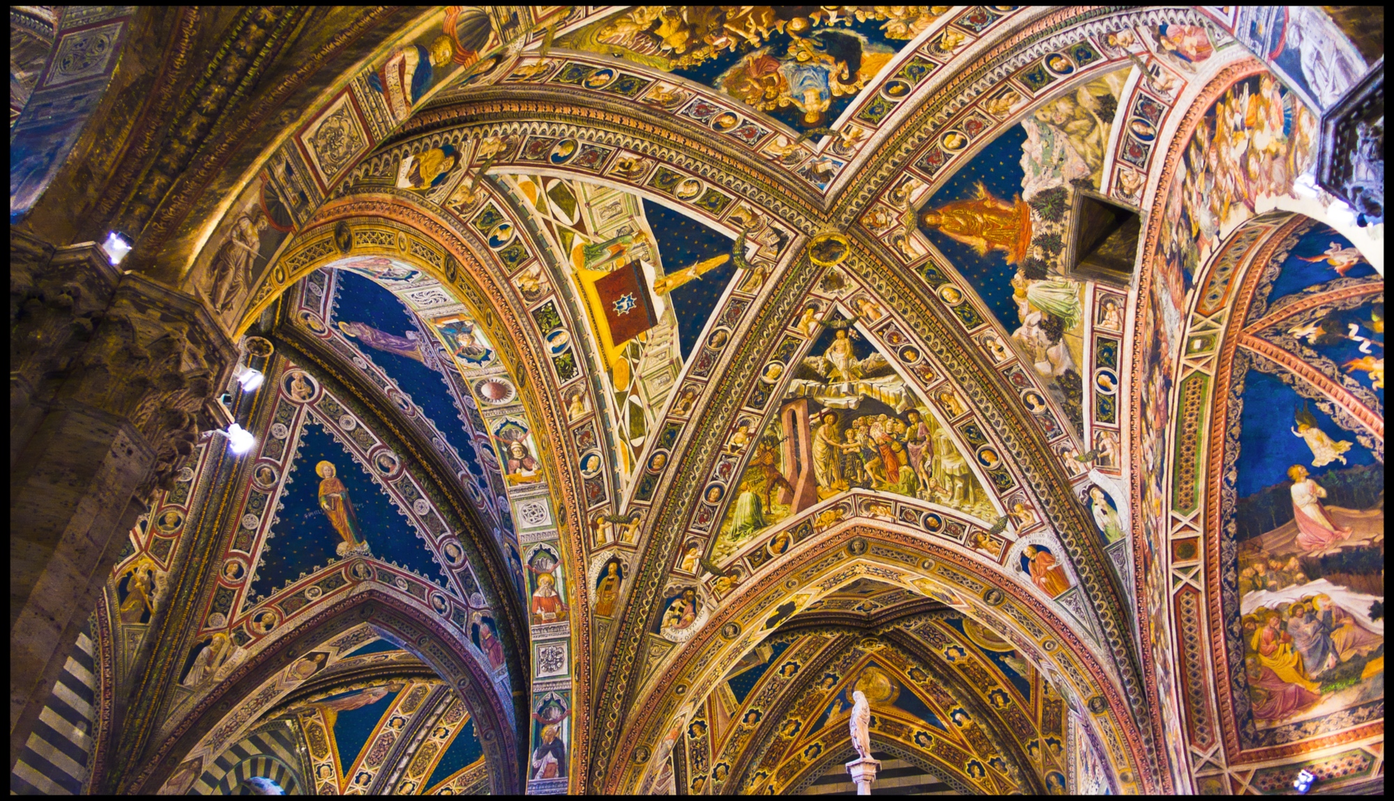 Las bóvedas del Baptisterio