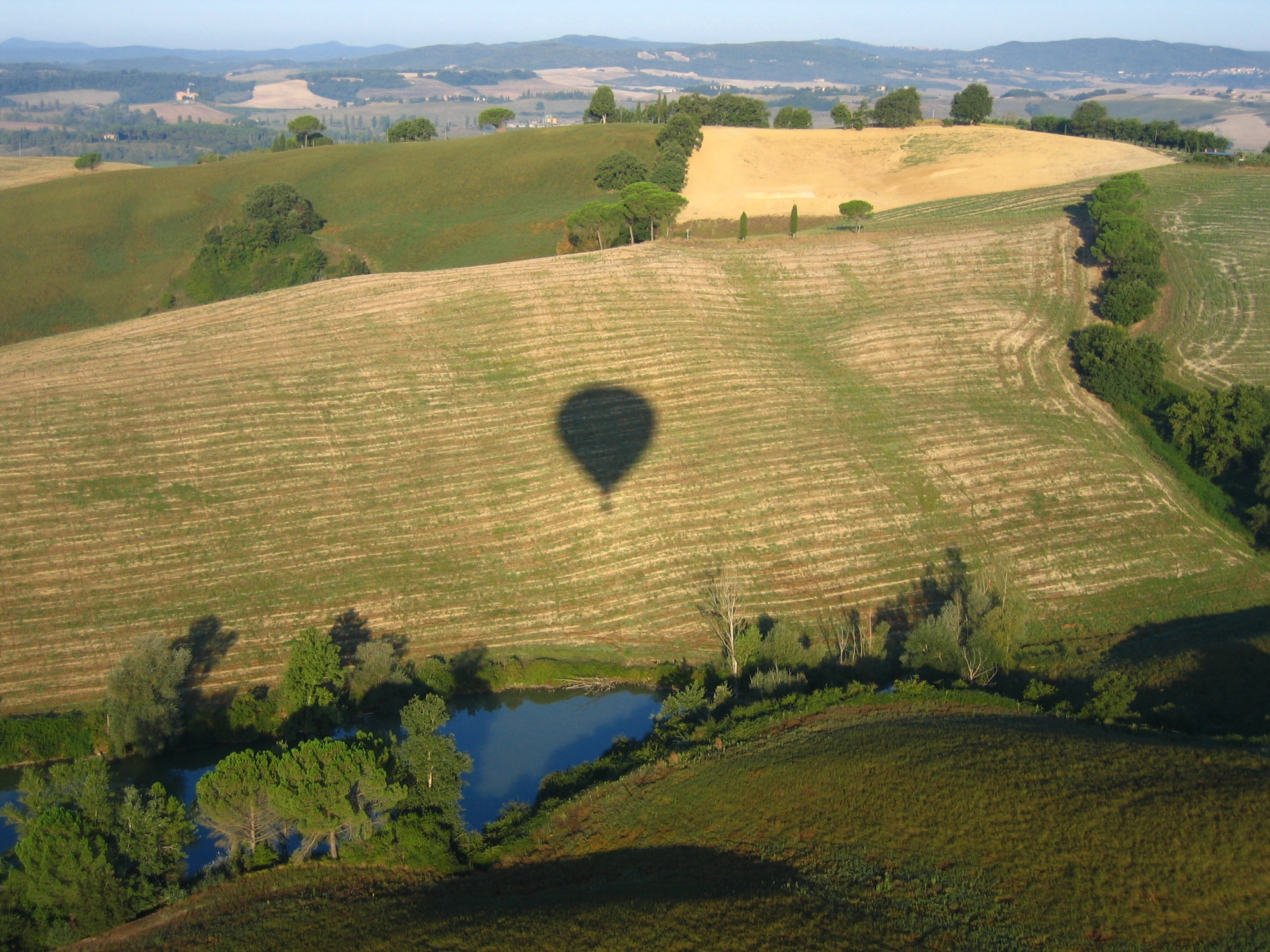 Flying over Buonconvento