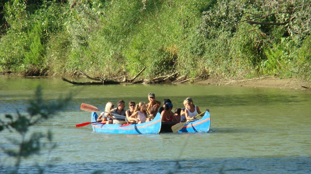 In canoa nel Parco della Maremma