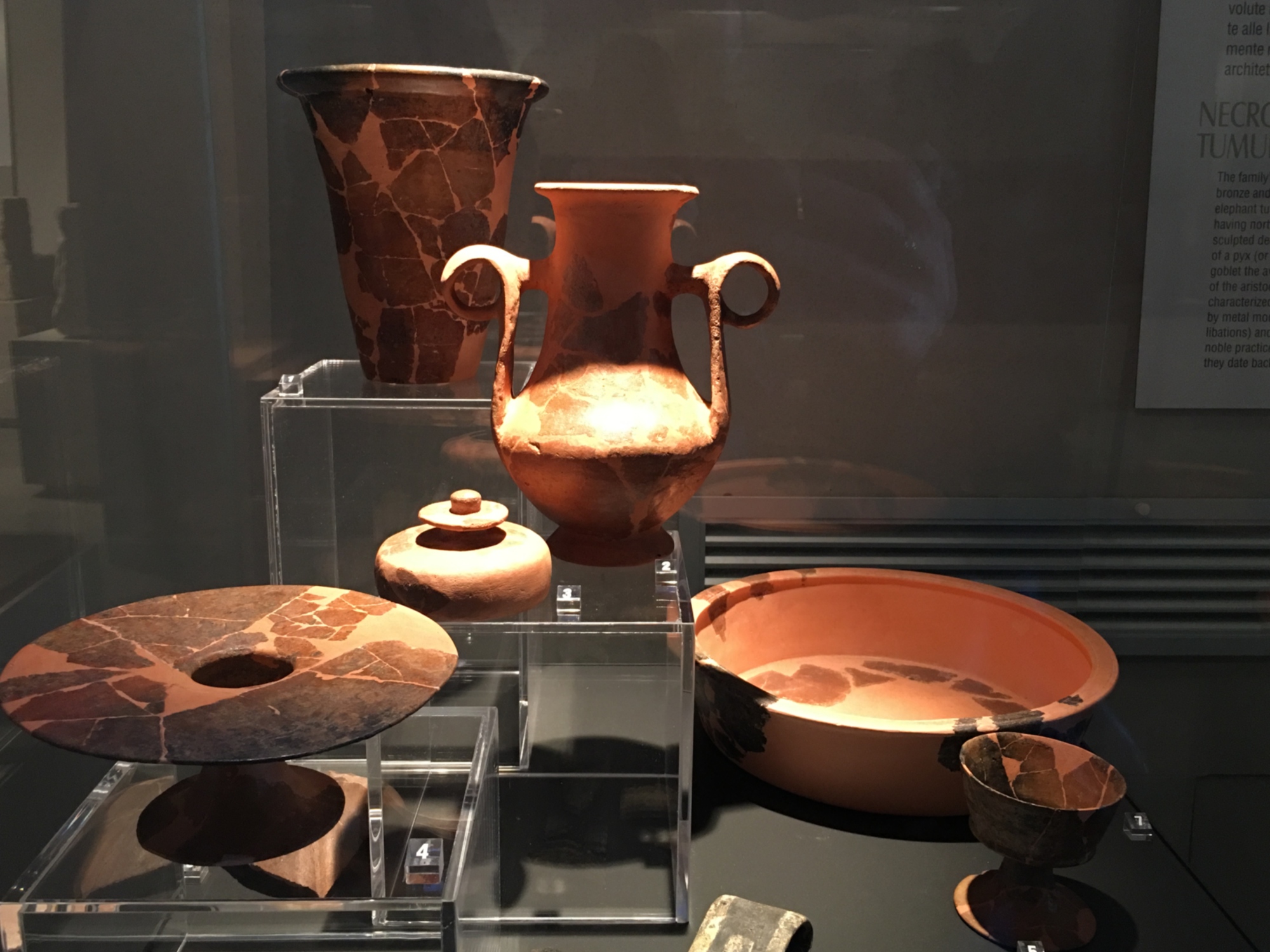 Reperti del Museo Archeologico di Artimino