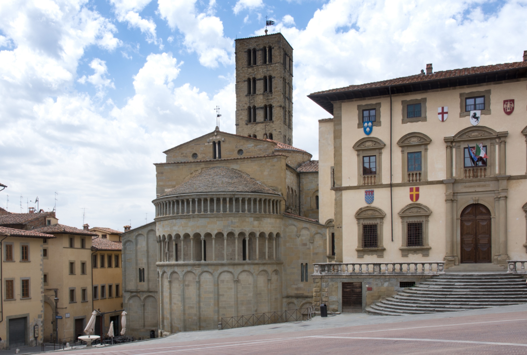 The main square in Arezzo