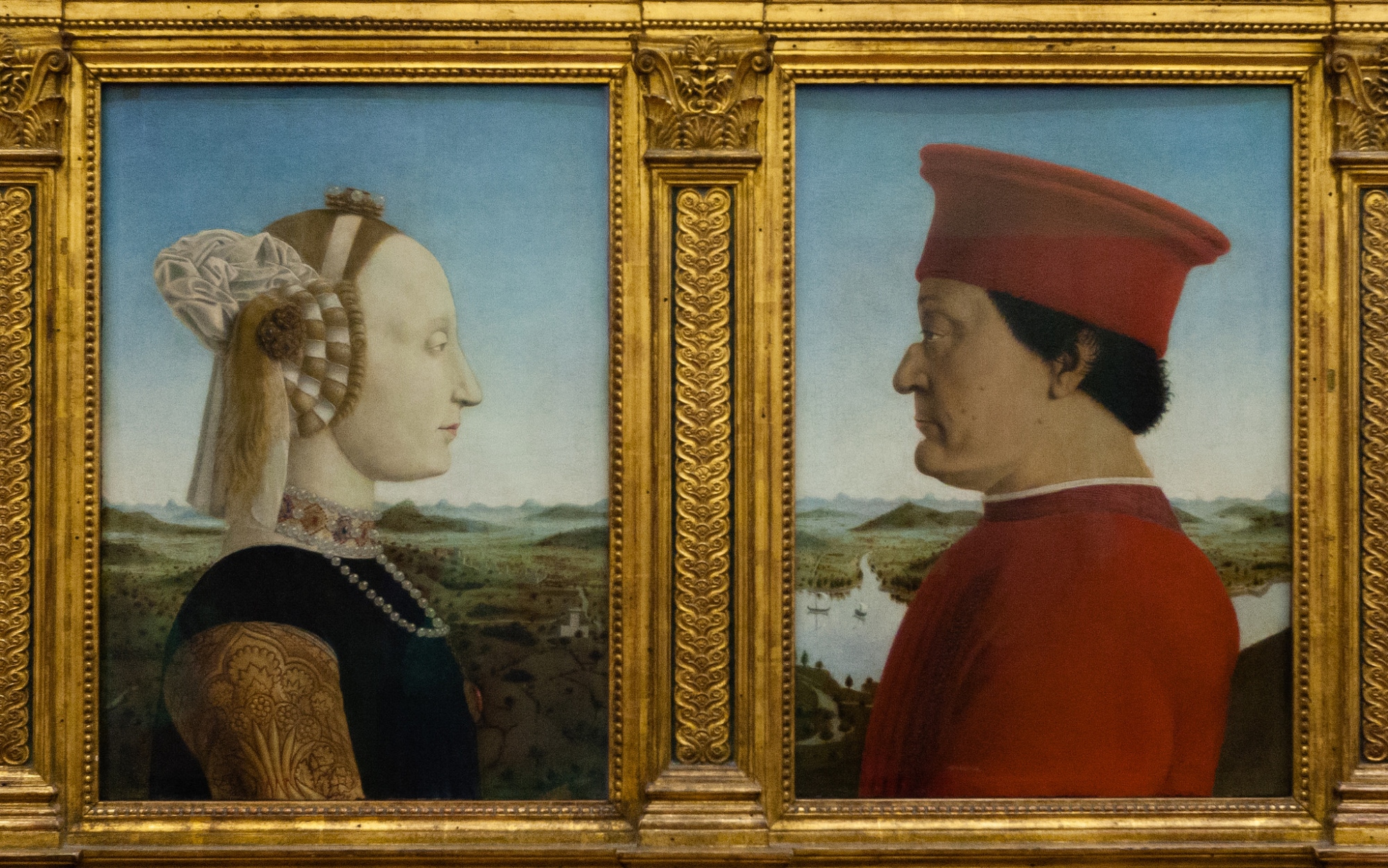 Double Portrait of the Duke and Duchess of Urbino