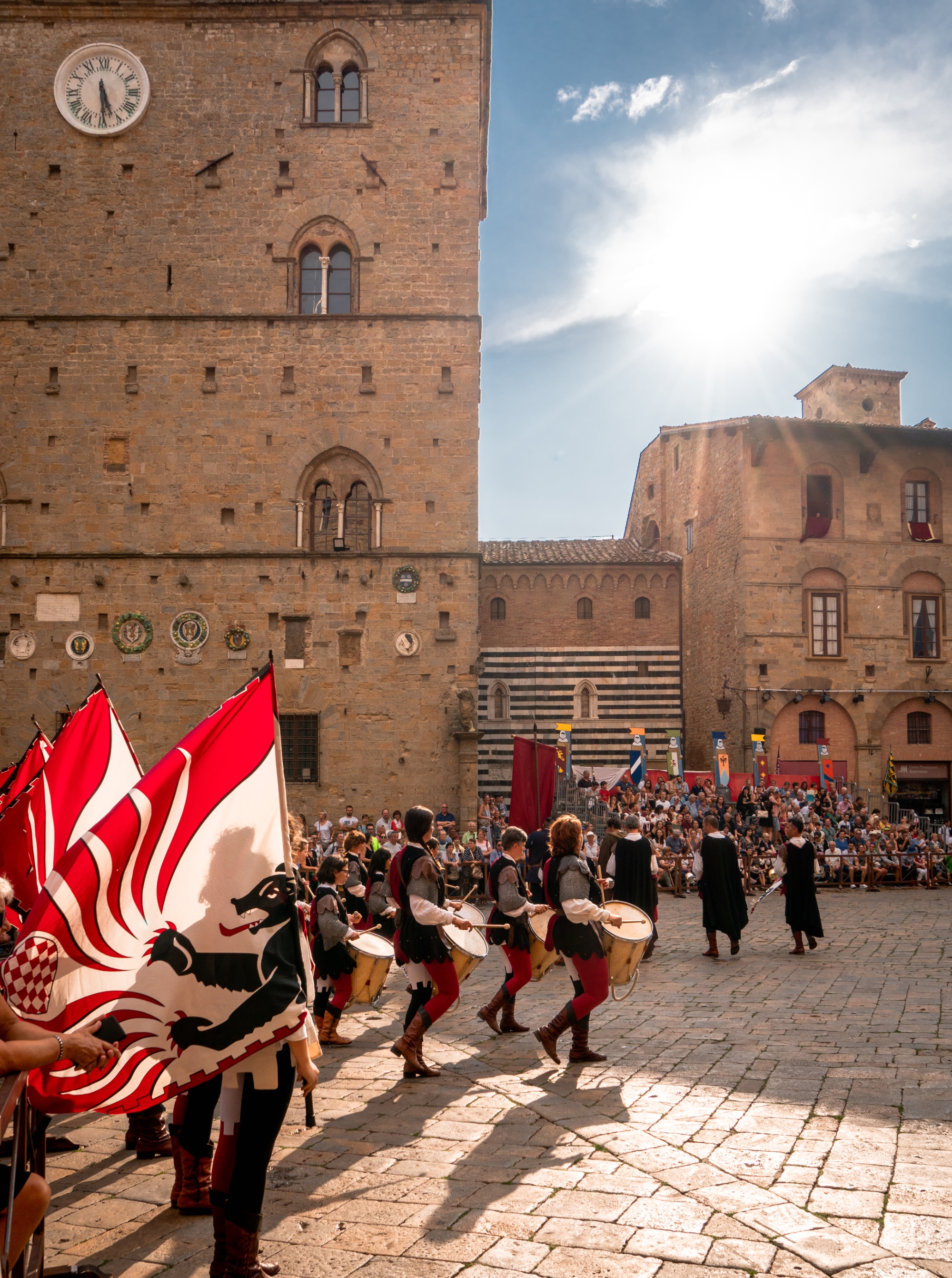 Volterra medieval festival in August