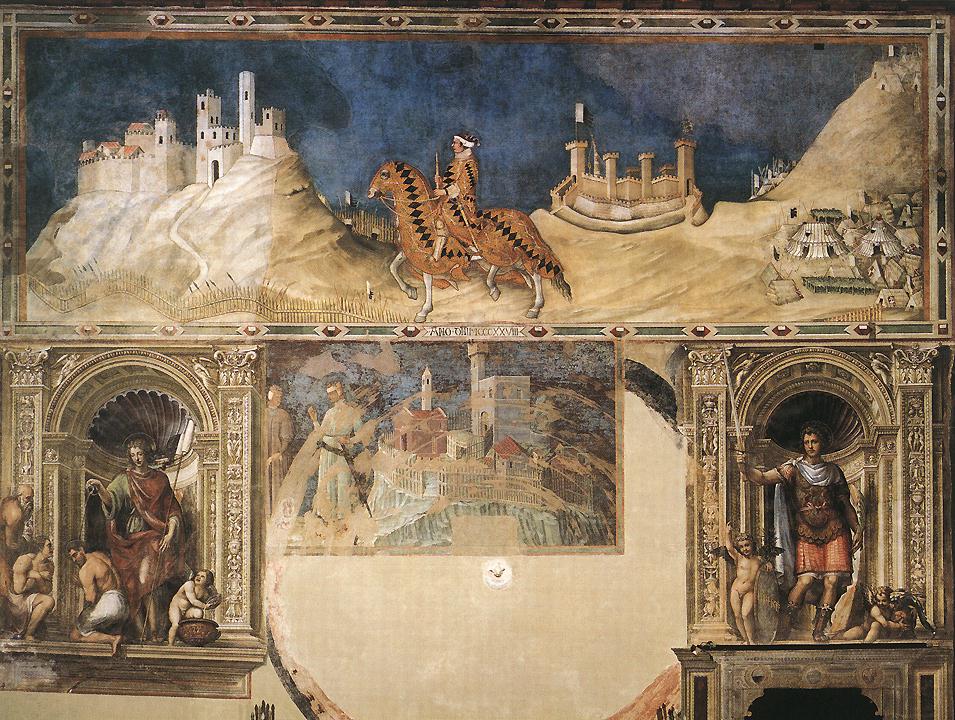 Guidoriccio da Fogliano von Simone Martini