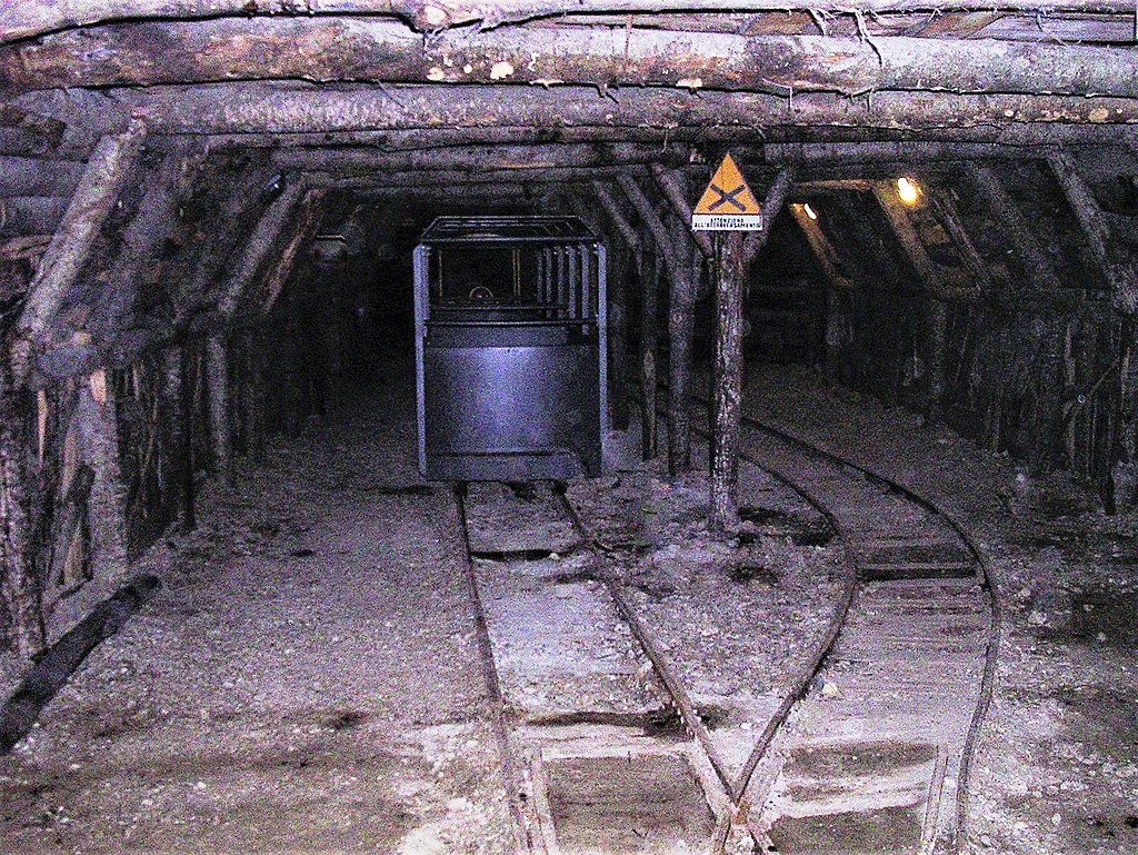 Tunnel im Parco Museo Minerario di Abbadia San Salvatore